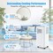 Costway 6500 BTU(10000 BTU ASHRAE) Portable Air Conditioner 3-in-1 Freestanding Air Cooler with Dehumidifier